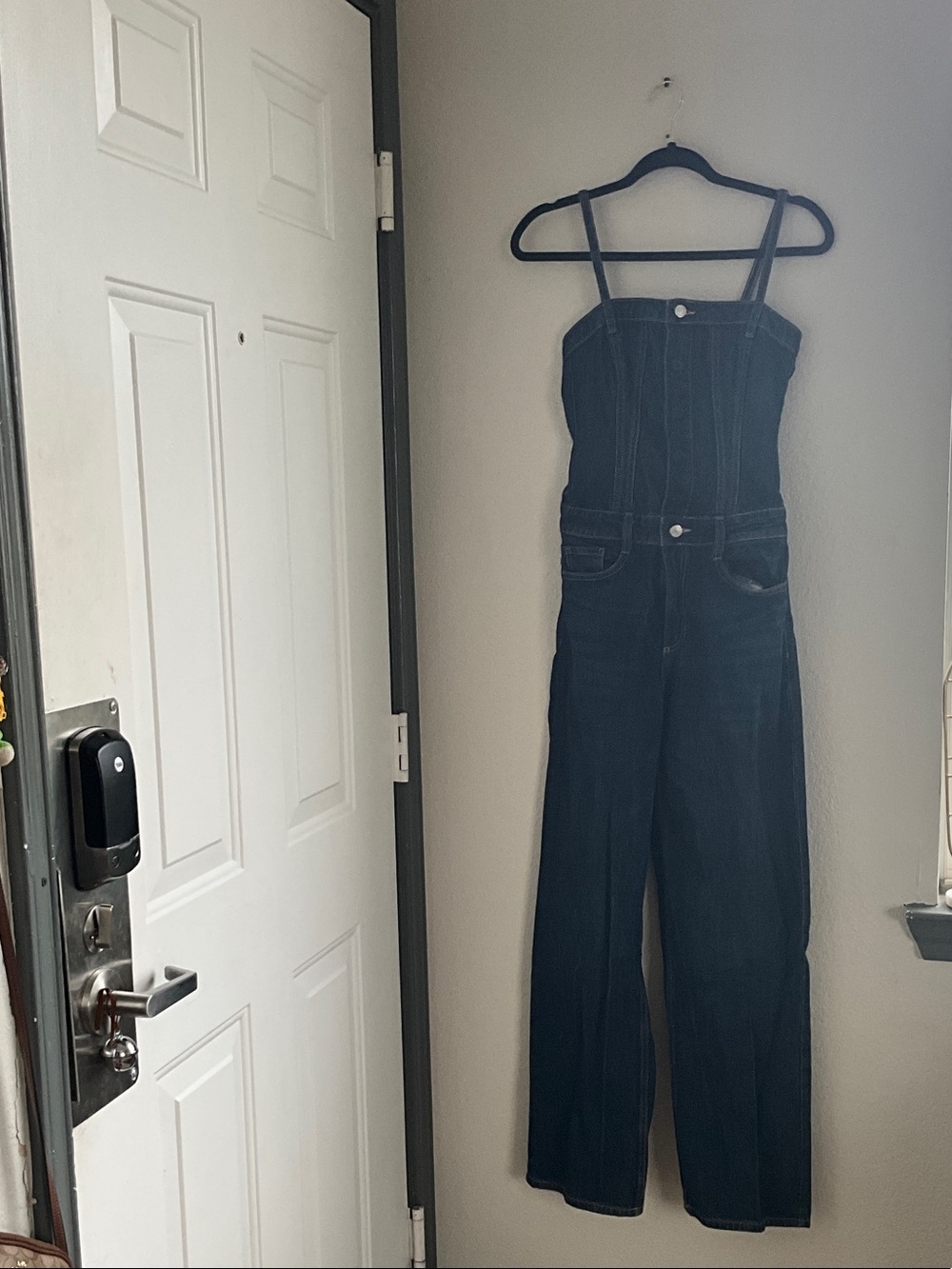 Denim jumpsuit chic